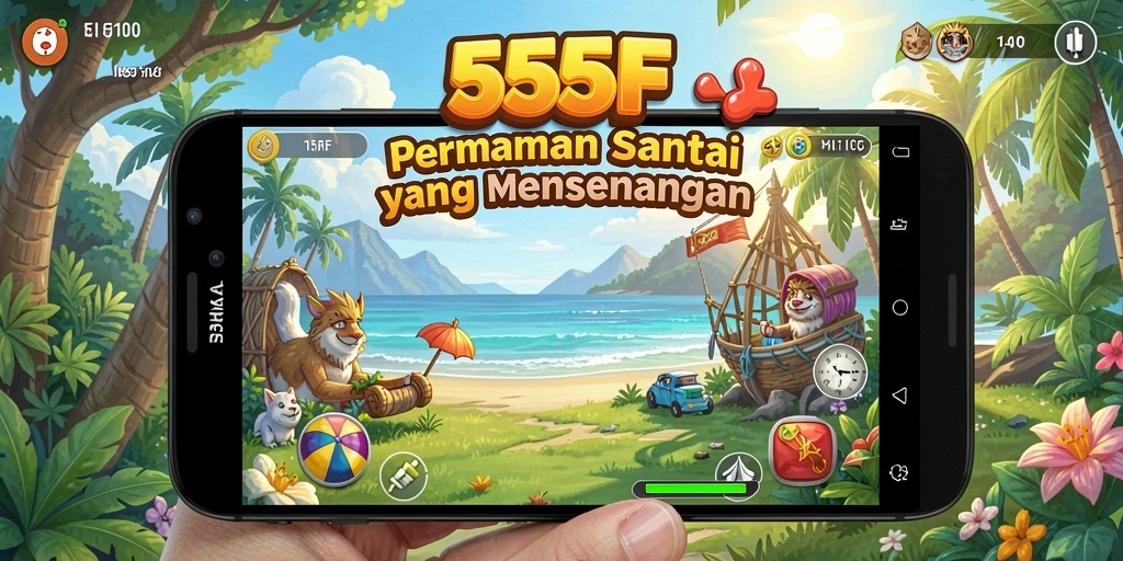 Gameplay seru dari 555F dalam suasana santai.