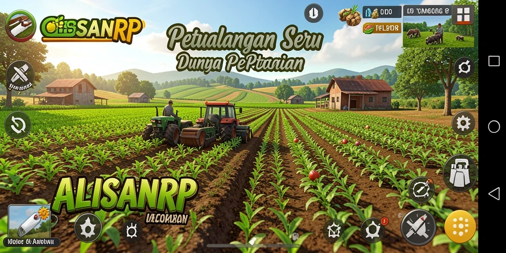 Tampilan gameplay seru dan interaktif di ALISANRP.