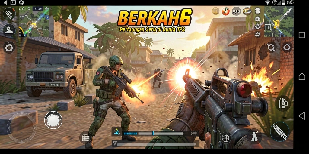 Tampilan menegangkan dari gameplay <strong>BERKAH6</strong> di tengah aksi pertarungan.