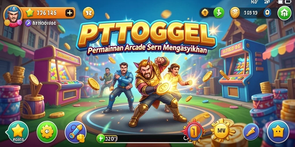 Tampilan gameplay PTTOGEL yang seru dan menantang.