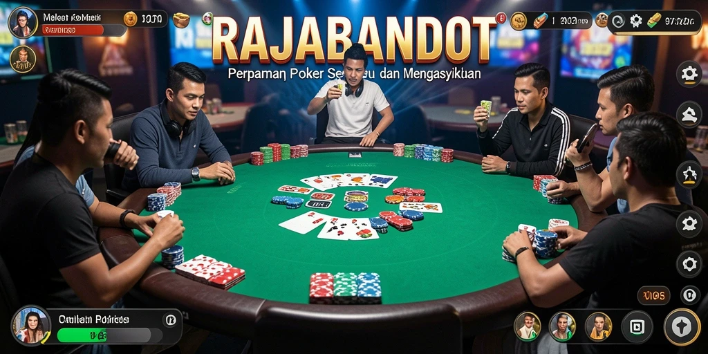 Tampilan gameplay RAJABANDOT yang seru dan mendebarkan.