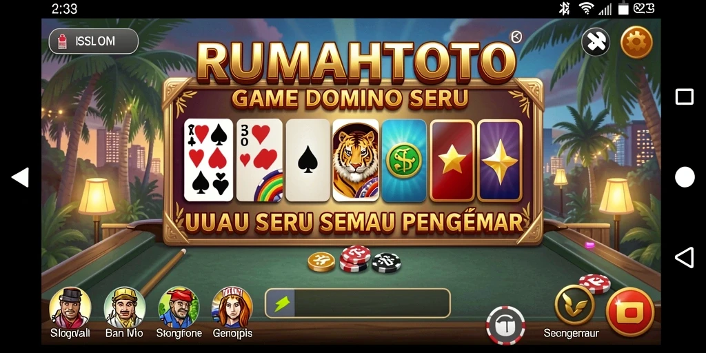 Tampilan gameplay seru dan menantang dalam RUMAHTOTO.