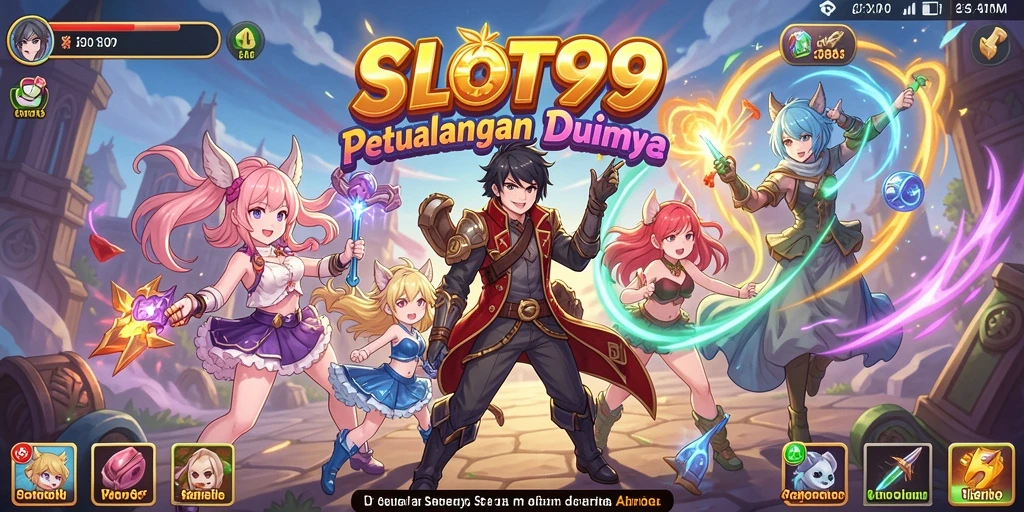 Gameplay SLOT99 yang menarik dengan karakter anime yang dinamis.